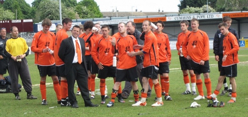 Sponsorship bof local amateur Football Club, Castle United from Rowlands Castle.